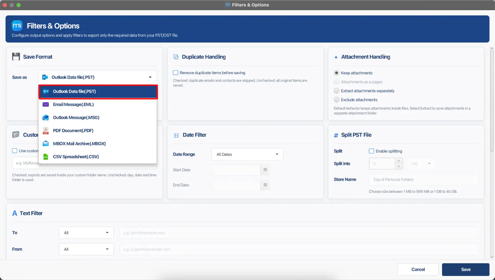 MacSonik OST Viewer Pro screenshot 4