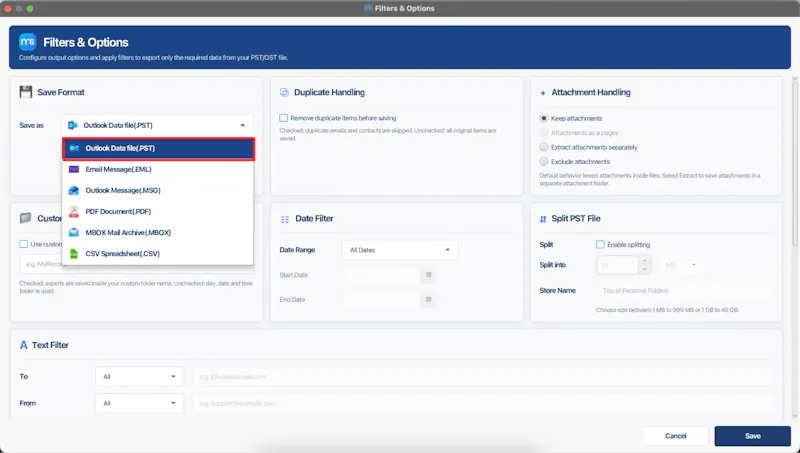 MacSonik OST Viewer Pro screenshot 4