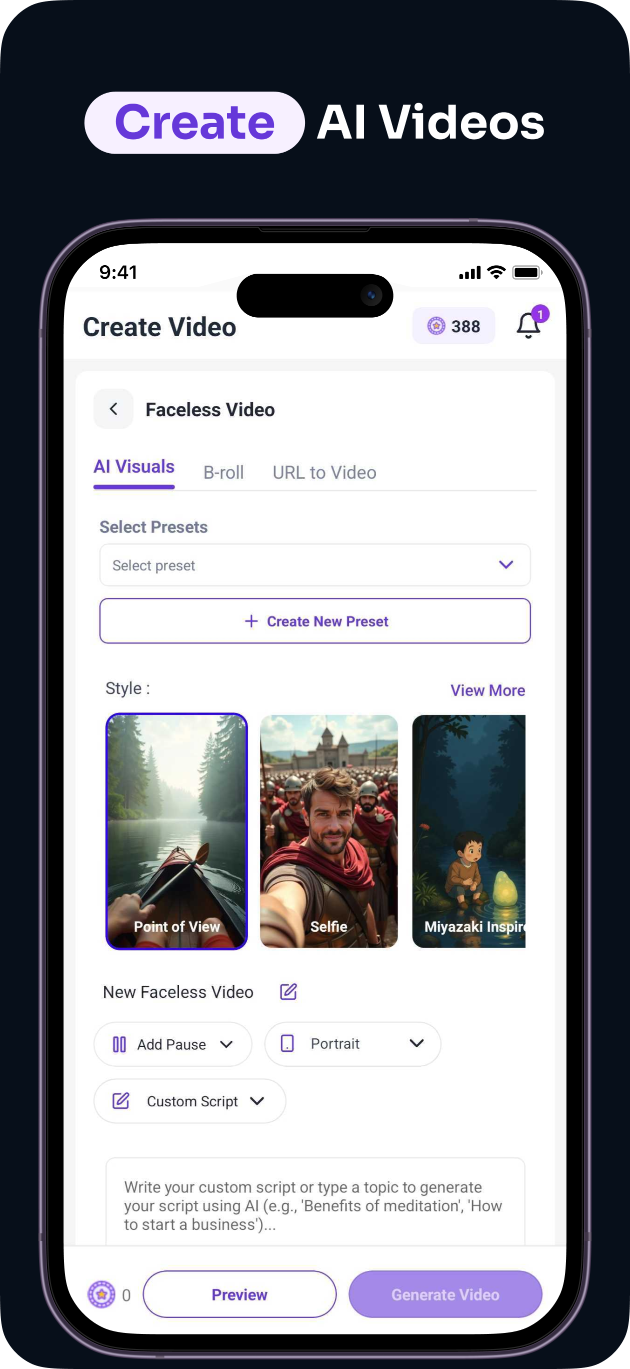 Syllaby Mobile App - AI Video Generator gallery image