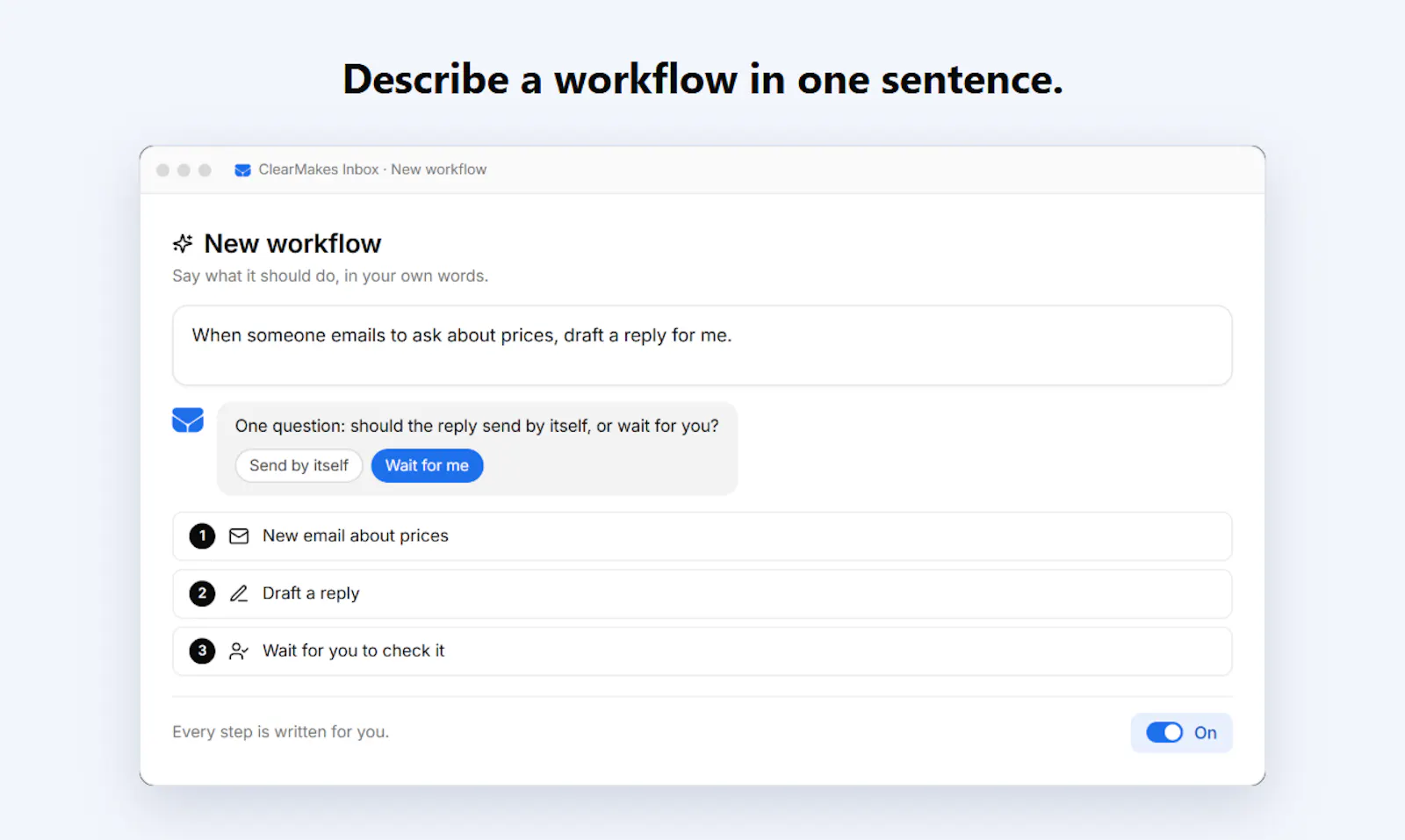 ClearMakes Inbox screenshot 3