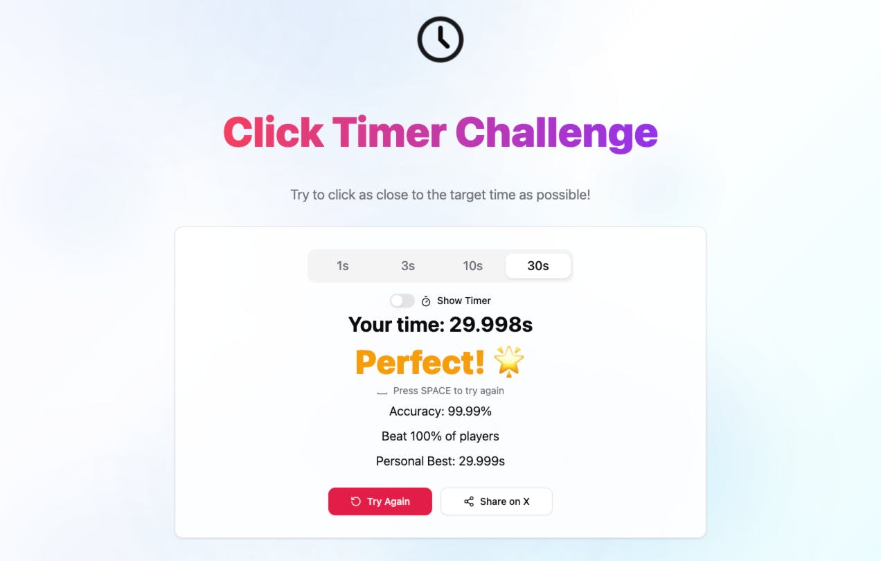 Click Timer Challenge media 1