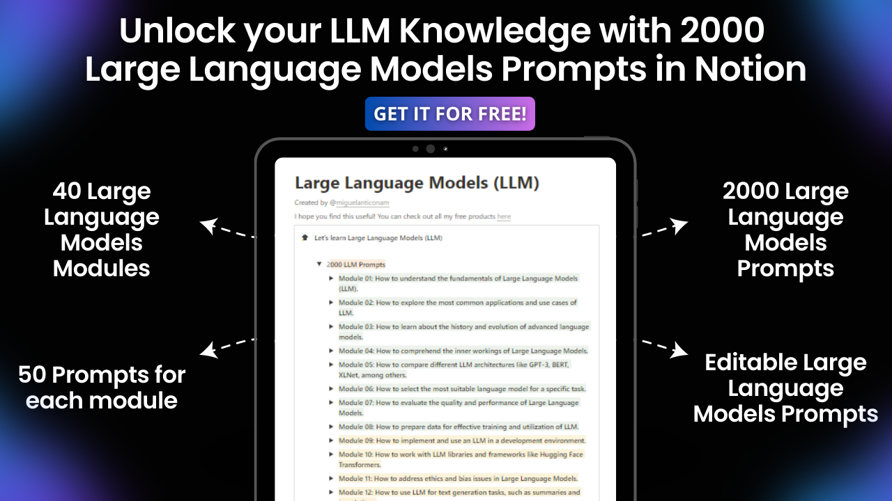 2000 대형 언어 모델 (LLM) 프롬프트 - 2000 LLM 프롬프트로 지식을 잠금 해제하십시오 미디어 2