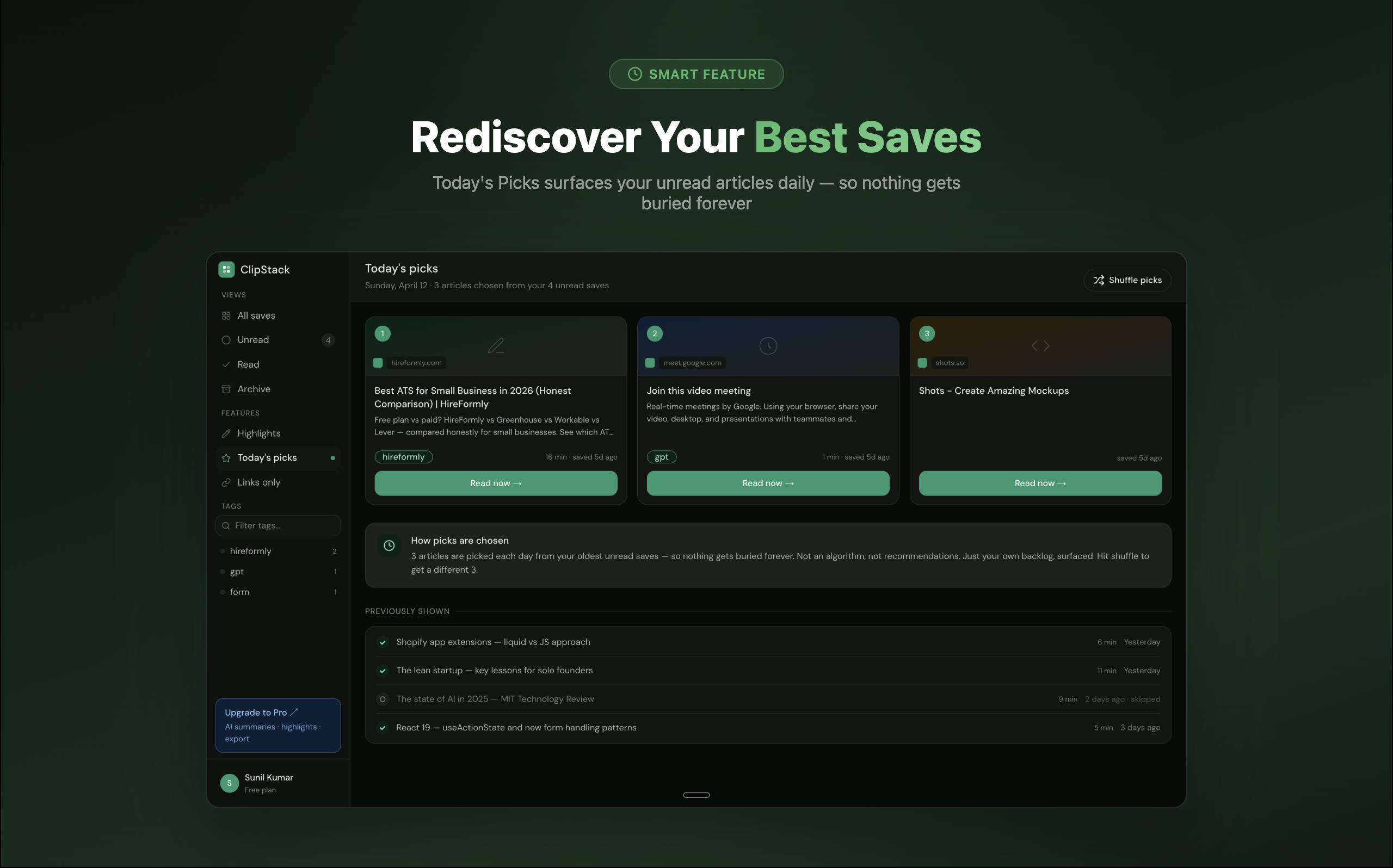ClipStack — Pocket Alternative gallery image