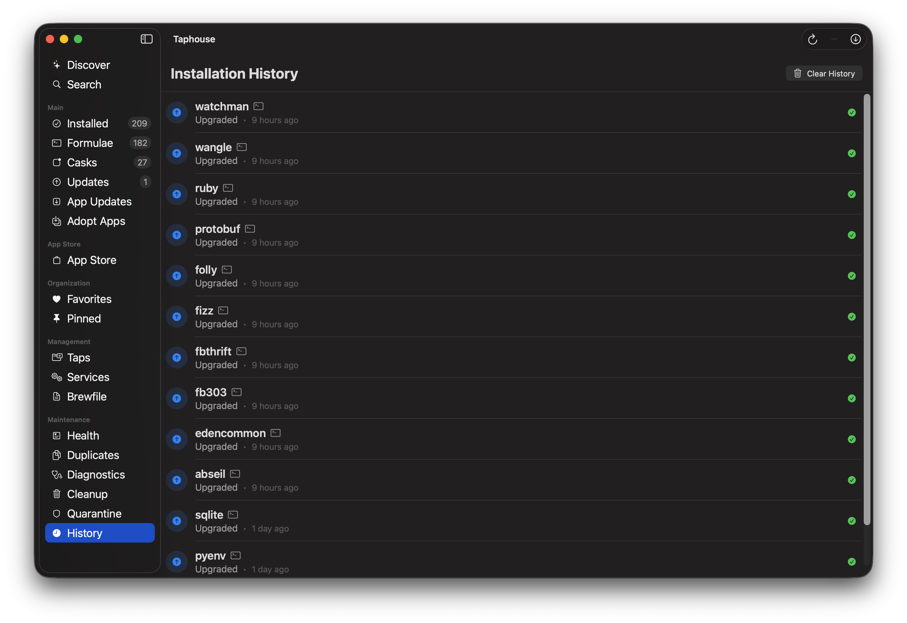 Taphouse - Screenshot 2 showing product features and functionality