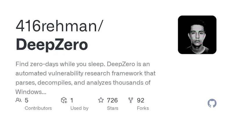 DeepZero screenshot 1