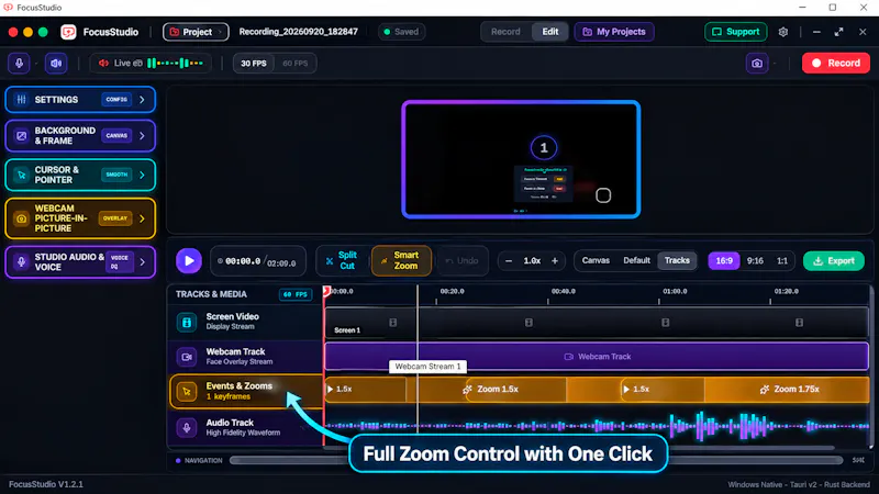 Focus Studio - Screen Recorder screenshot 3
