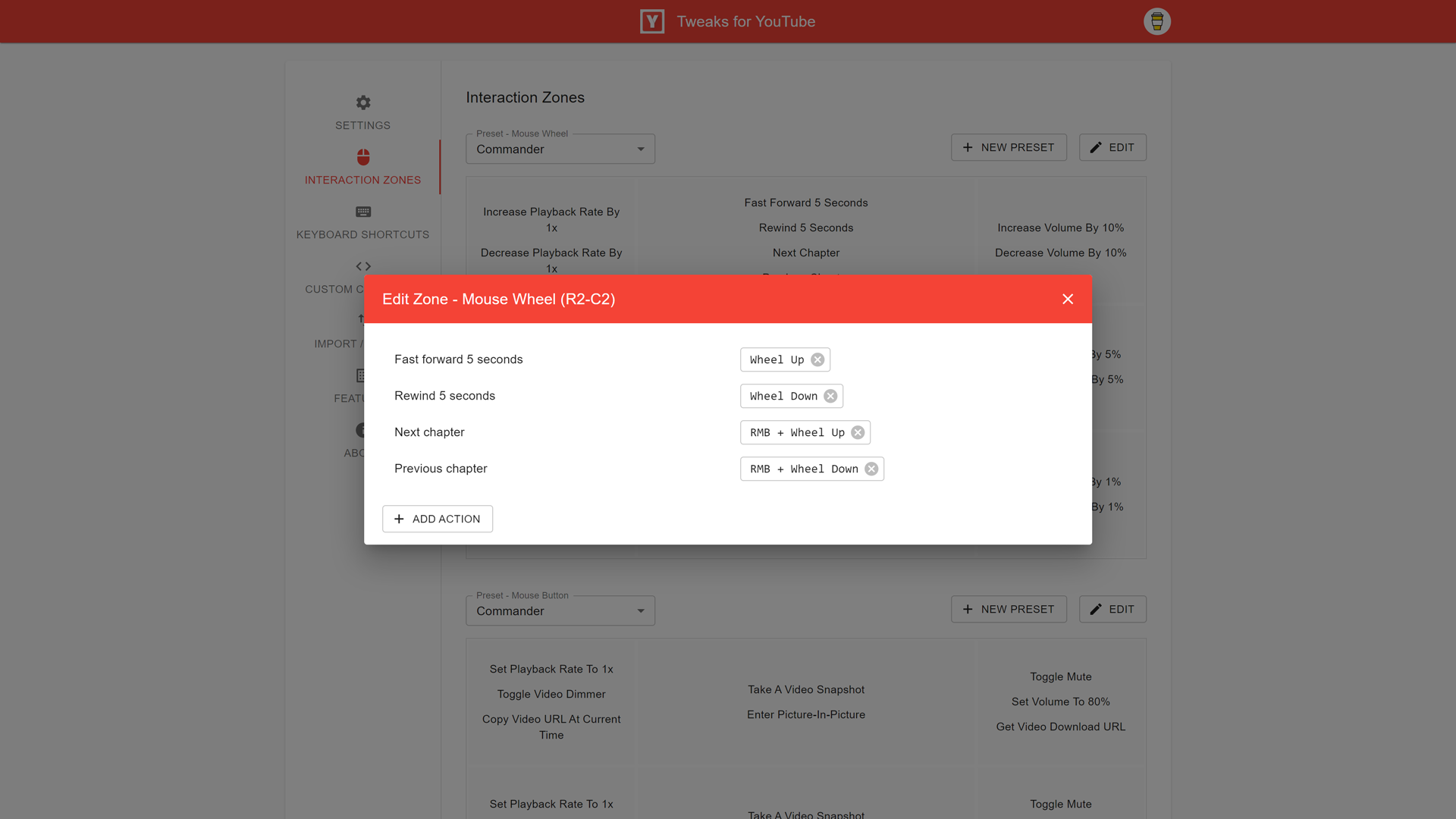 Tweaks for YouTube gallery image