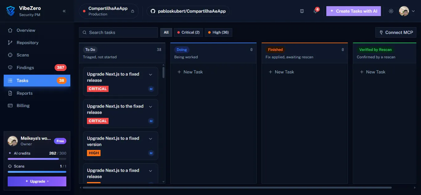 VibeZero - Protect your VibeCoded App gallery image