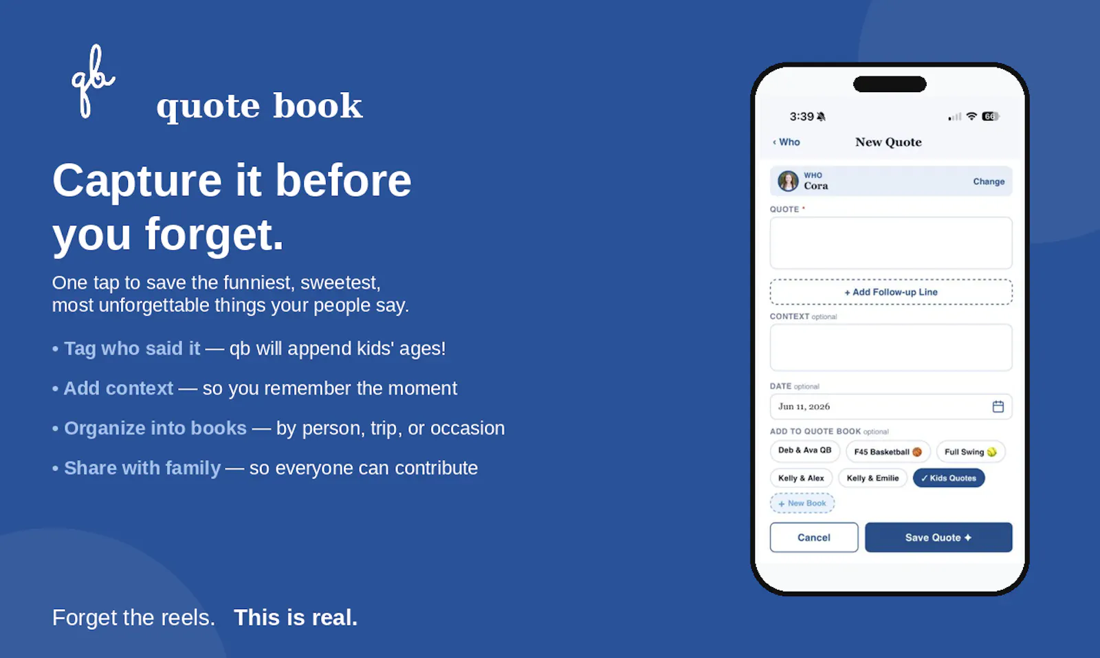 qb — quote book screenshot 2