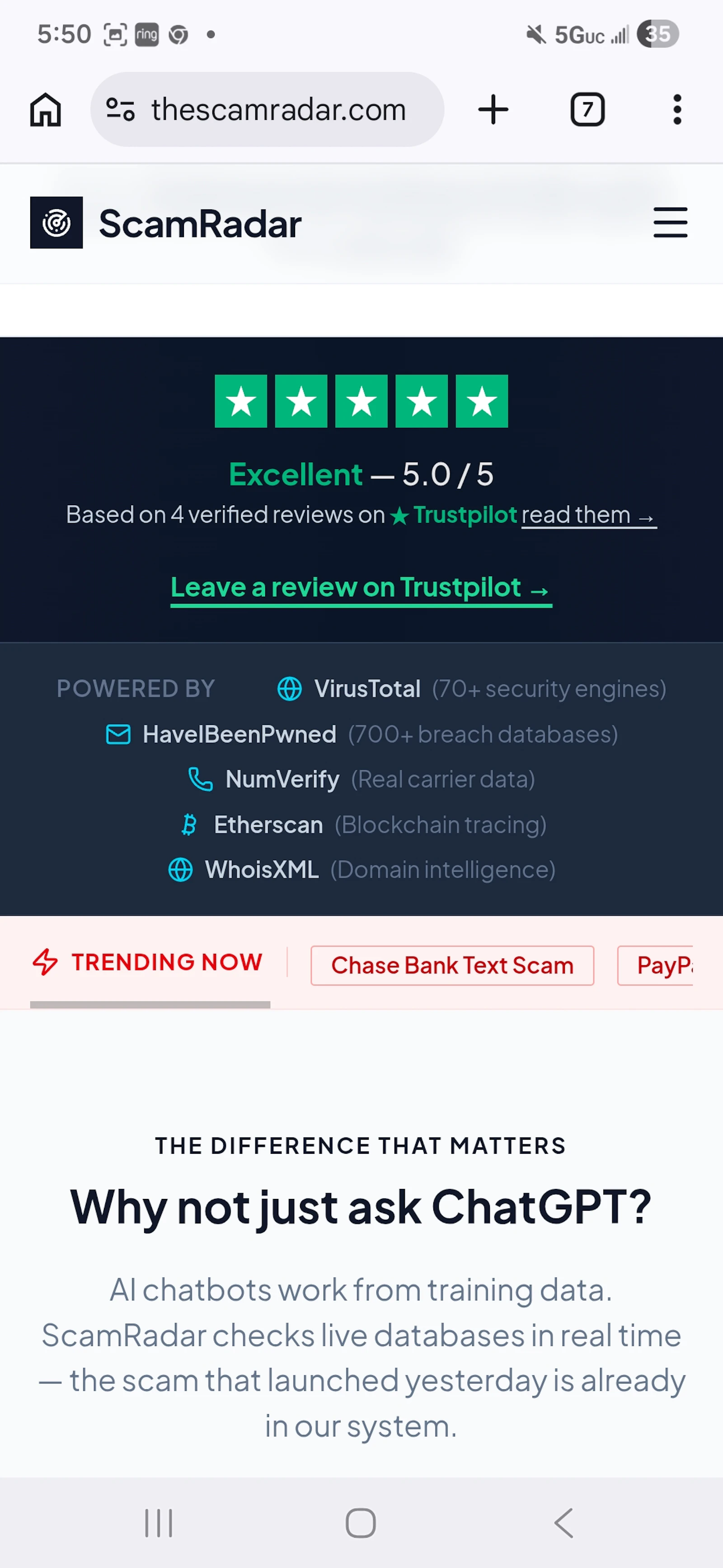 ScamRadar screenshot 6