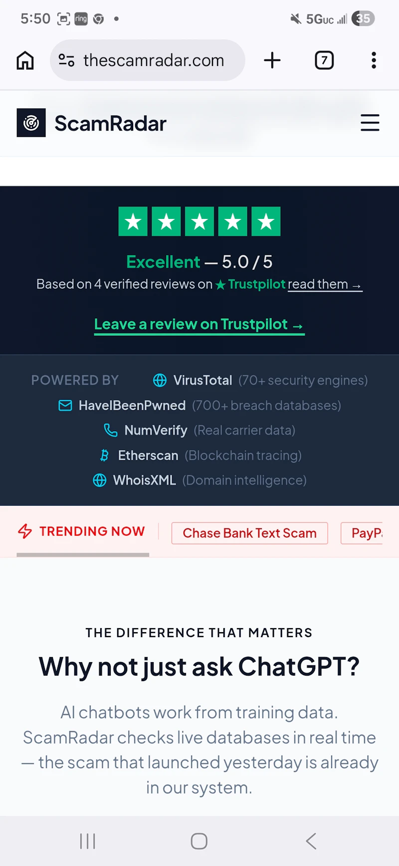 ScamRadar screenshot 6