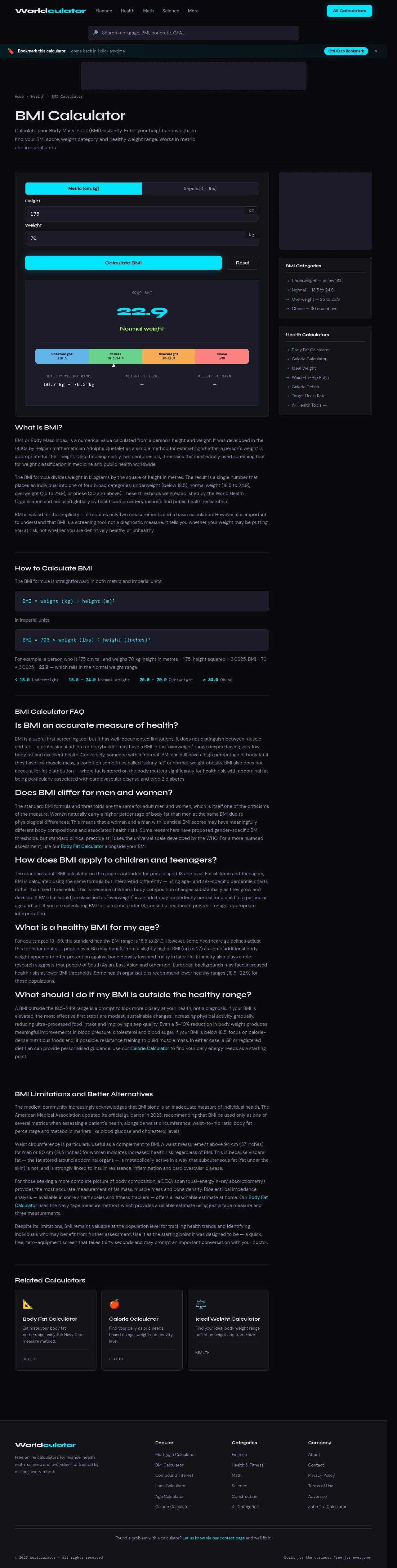 Worldculator gallery image
