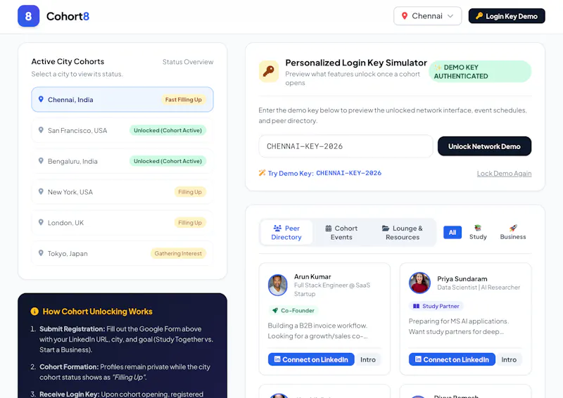 Cohort8 screenshot 1