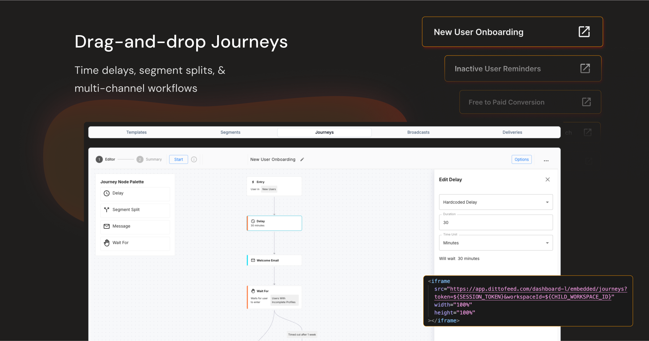 Dittofeed screenshot 2