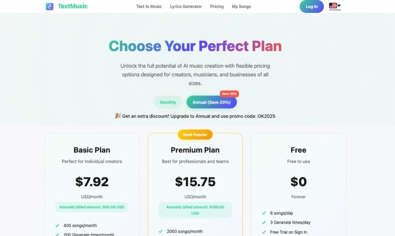 TextMusic– The AI Text-to-Music Generato