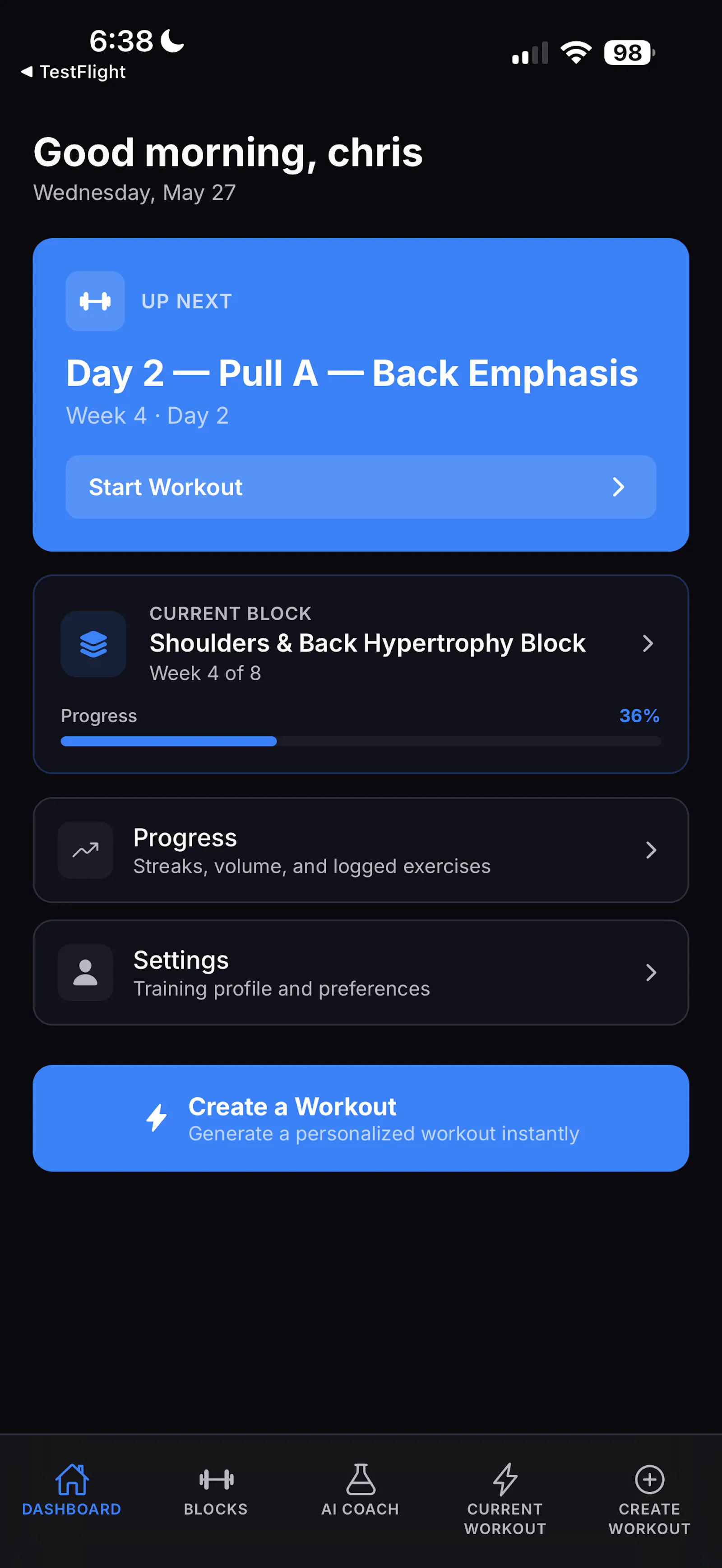The Hypertrophy Lab screenshot 1