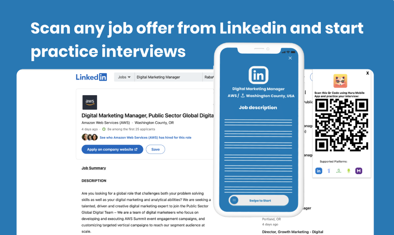 Houding - Onbeperkte interviews, onmiddellijke AI -feedback media 7