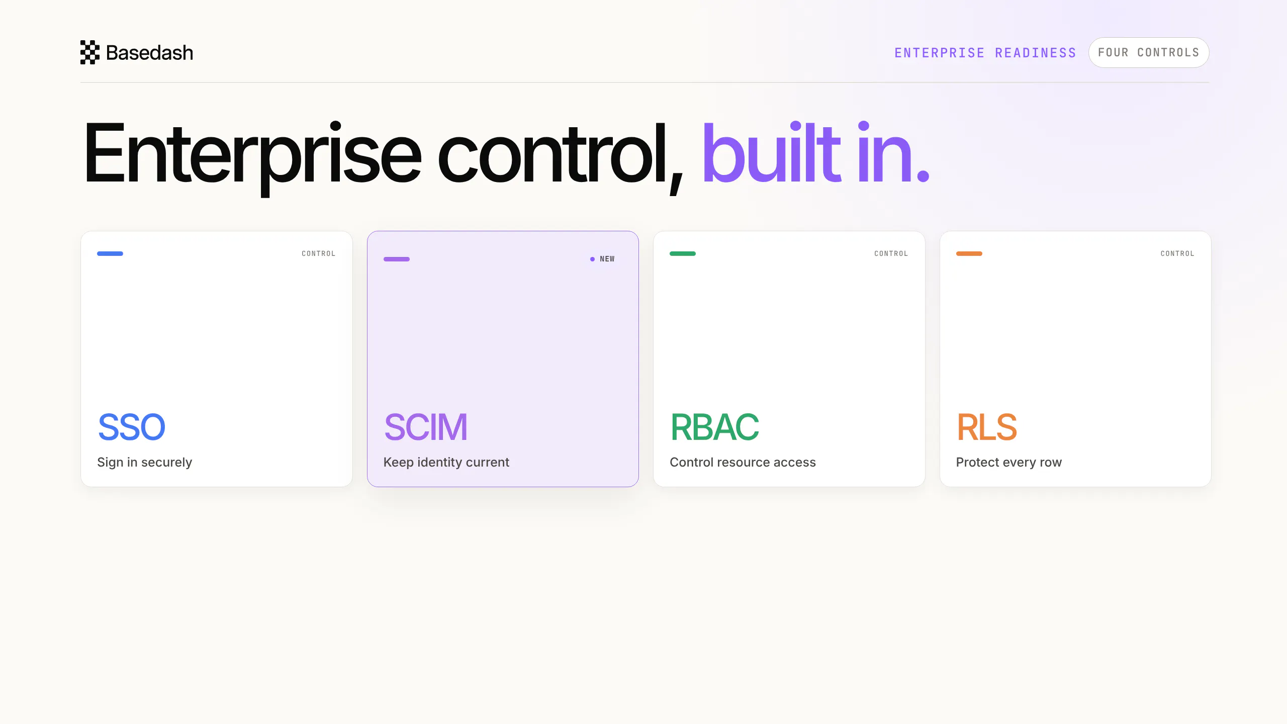 Basedash SCIM gallery image