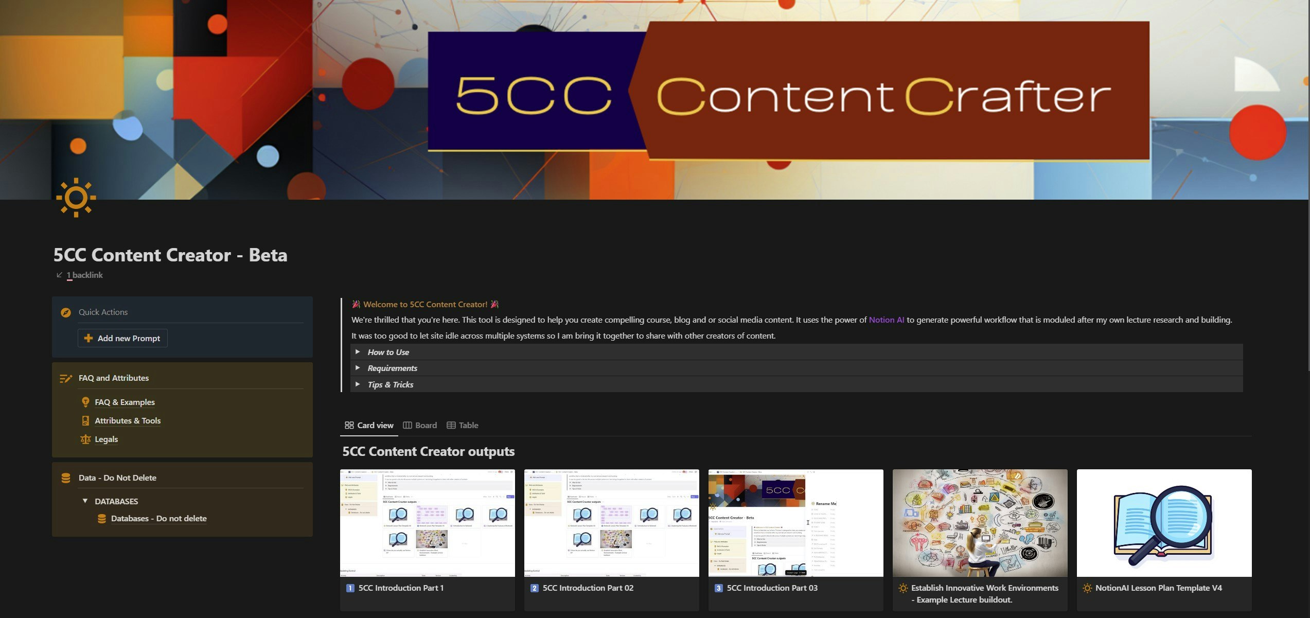 5CC ContentCreator - Herramienta inteligente, 10 indicaciones, cursos rápidos, ahorrar tiempo y enseñar media 3