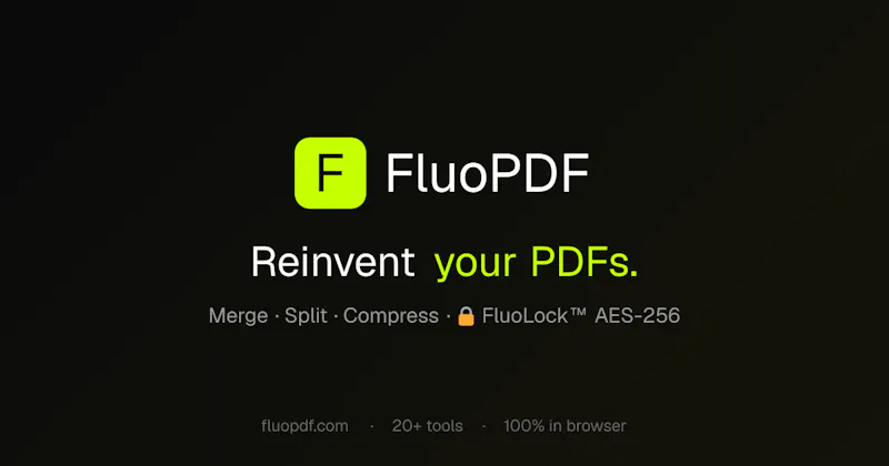 FluoPDF screenshot 1
