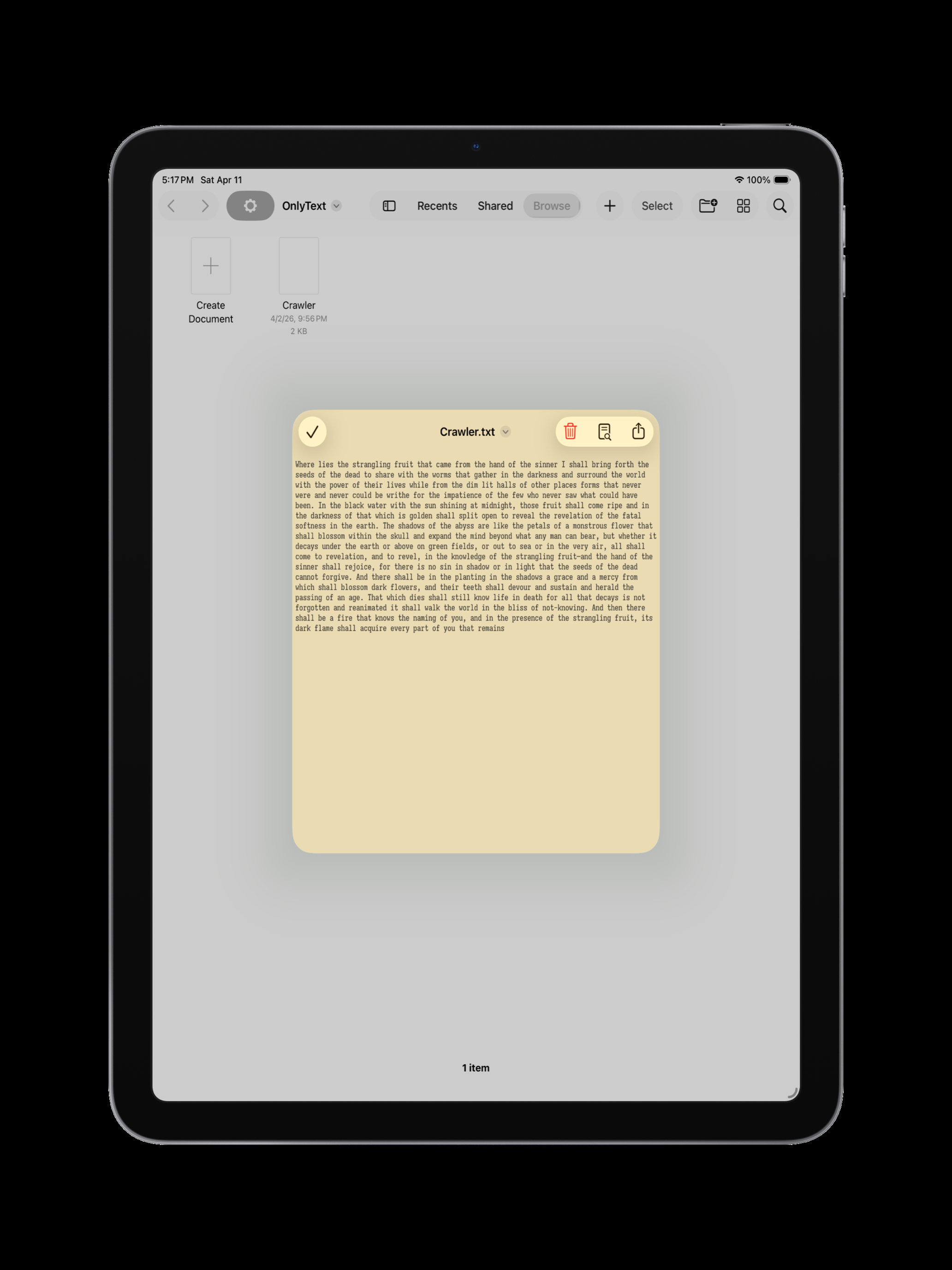 OnlyText - Simple Text Editor gallery image