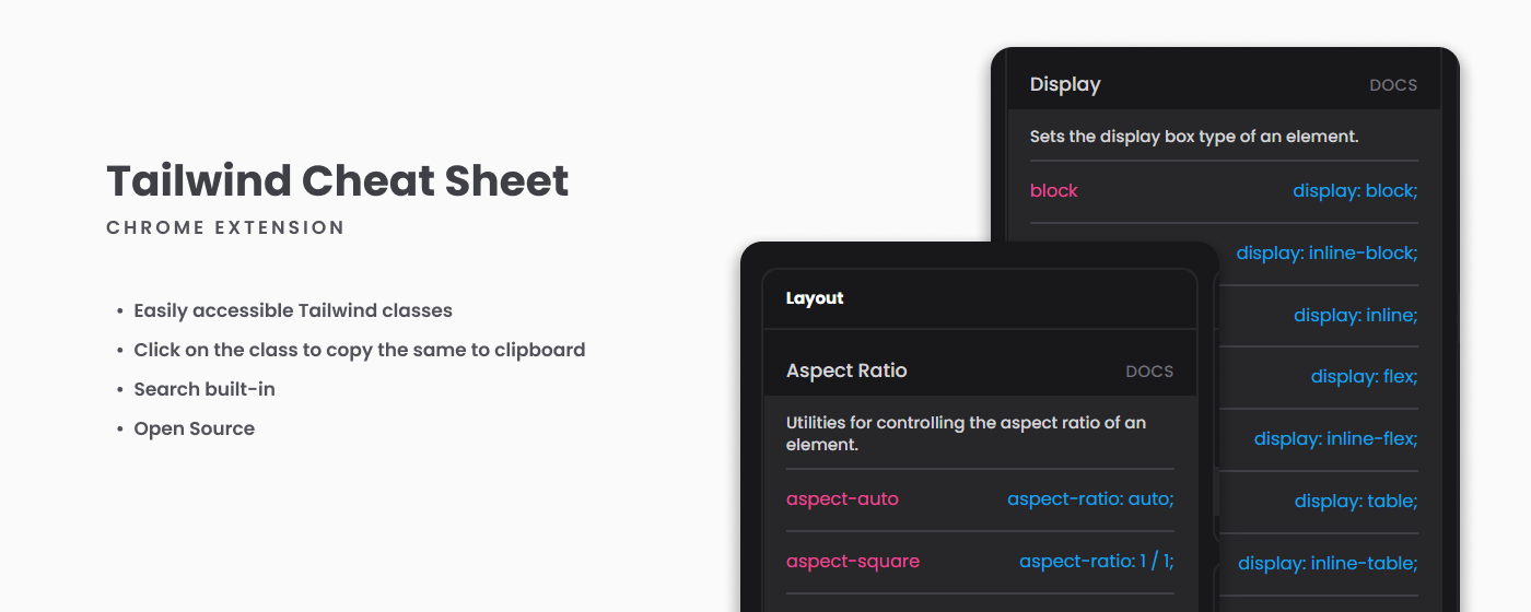 Tailwind Cheat Sheet - Your Easy Access To Tailwind's Classes ...