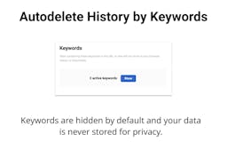 Autodelete History by Keywords media 2