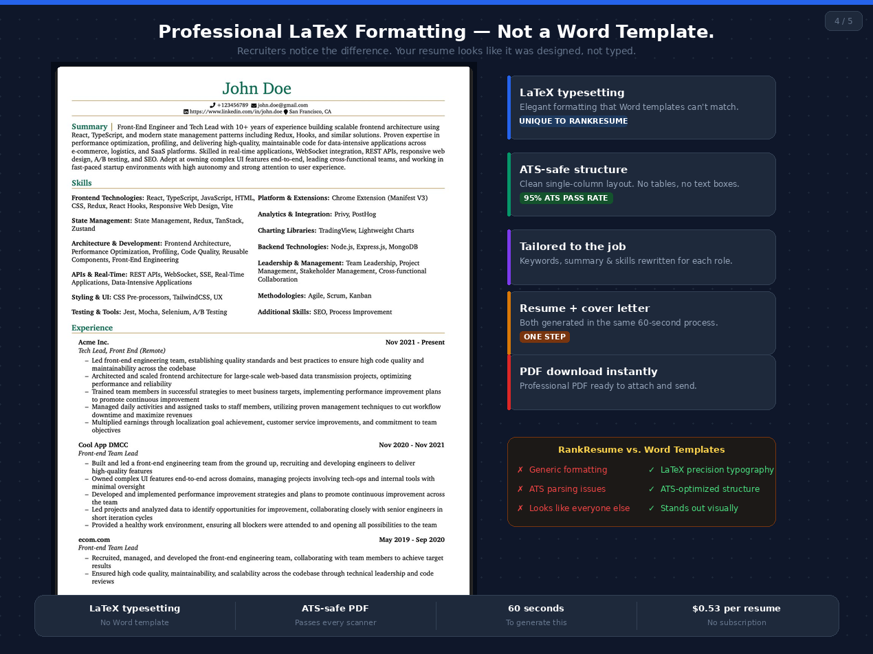 RankResume gallery image