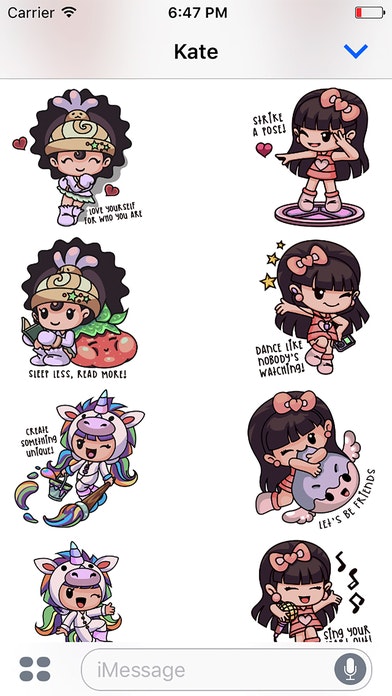 Rosebunny Designs Love Inspire Create Stickers