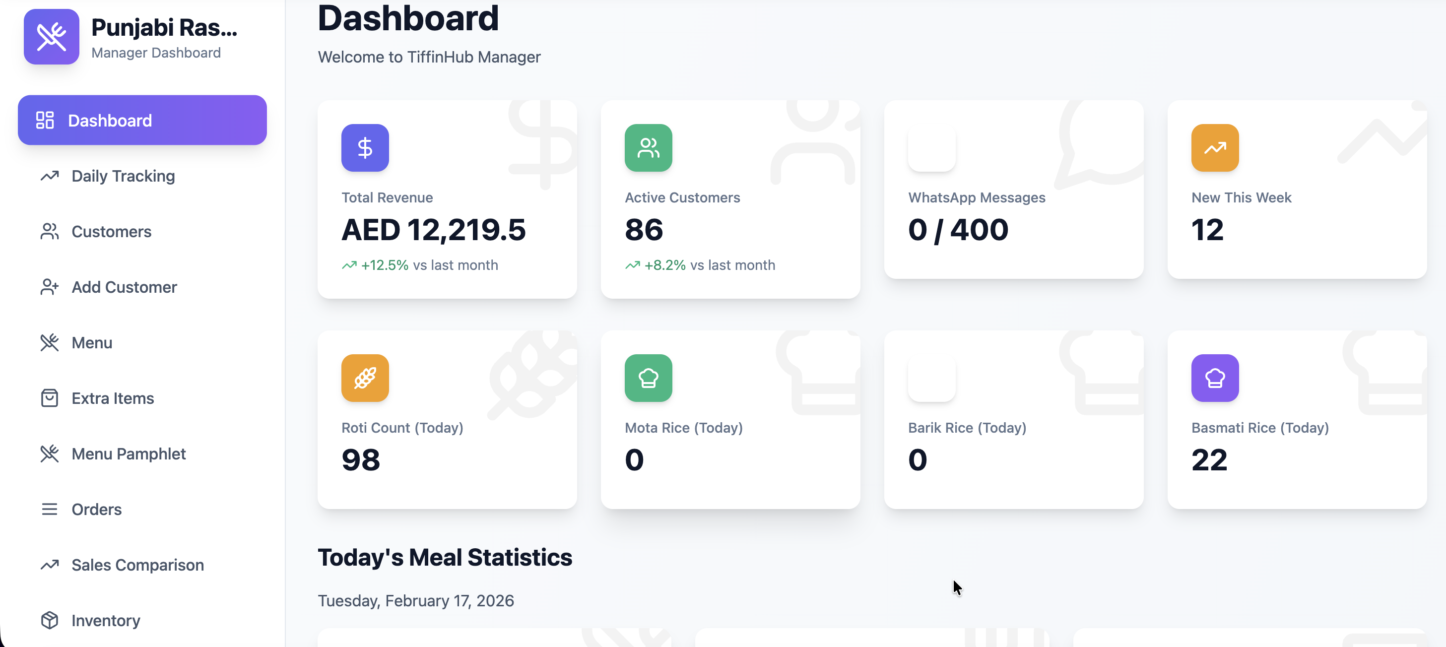 TiffinHub gallery image