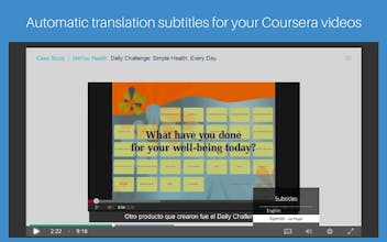 Coursera Automatic Subtitles gallery image