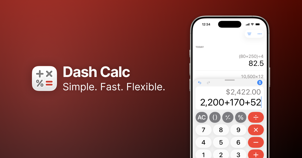 Dash Calc gallery image