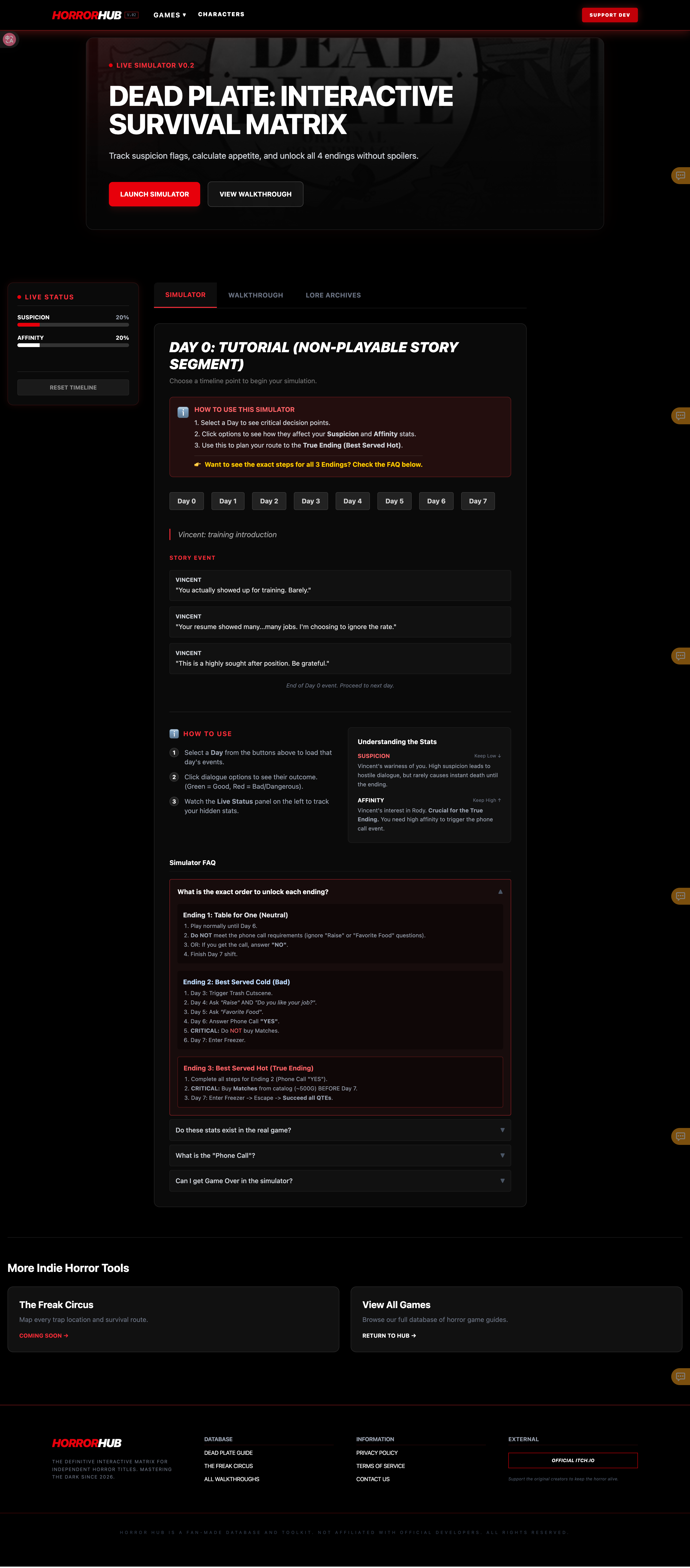 HorrorHub: Dead Plate Matrix gallery image