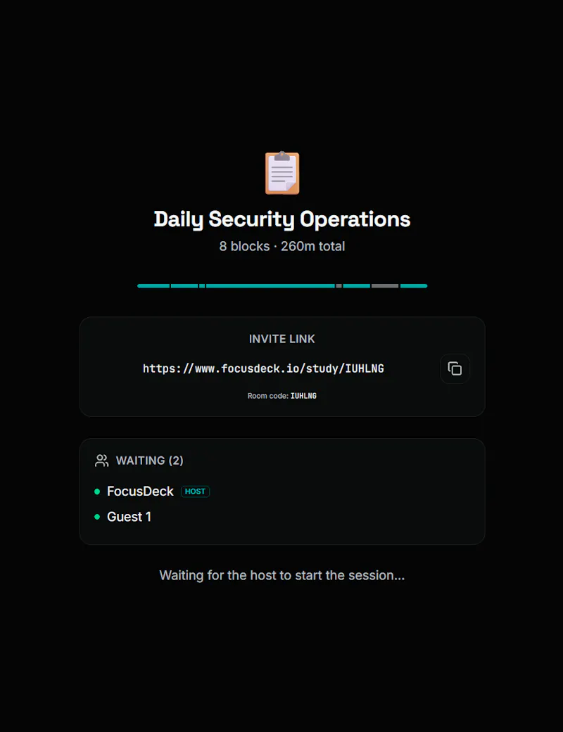 FocusDeck screenshot 5