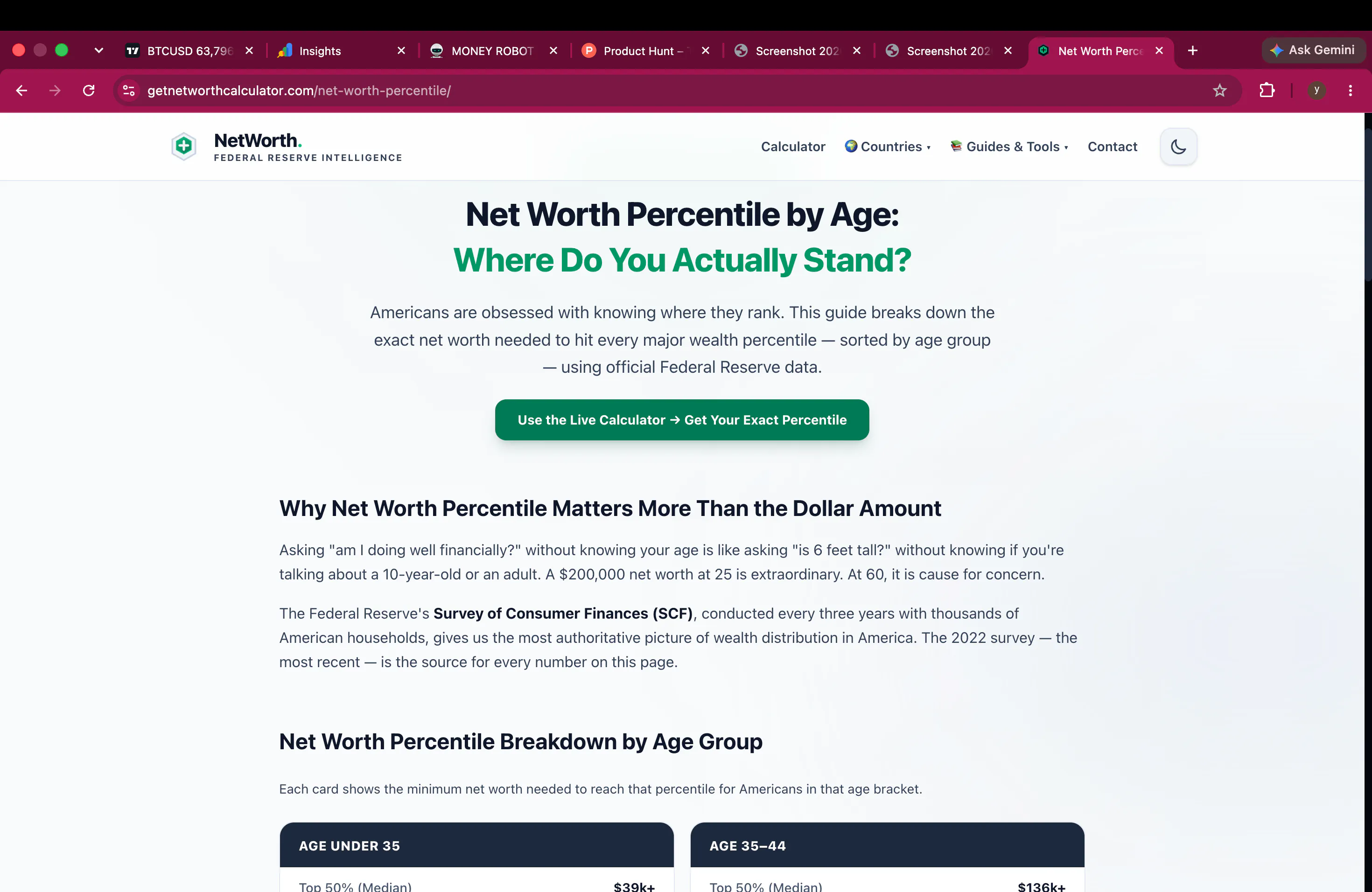 Net Worth Calculator by Age gallery image