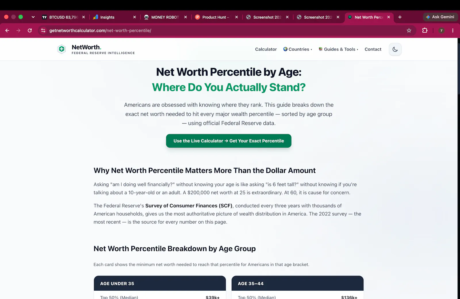 Net Worth Calculator by Age screenshot 3