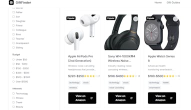 GiftFinder gallery image