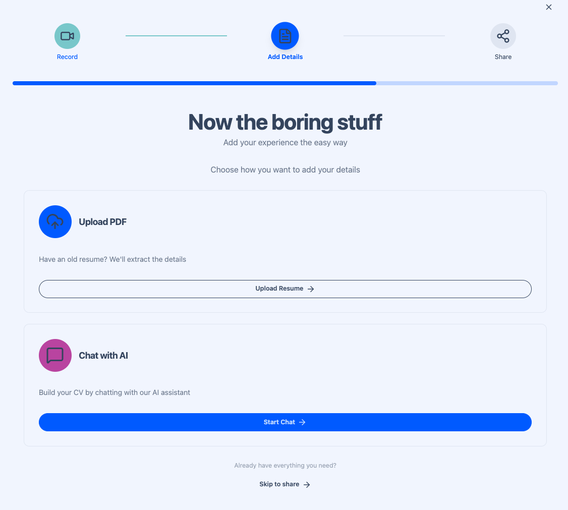 Wipperoz Virtual CV gallery image