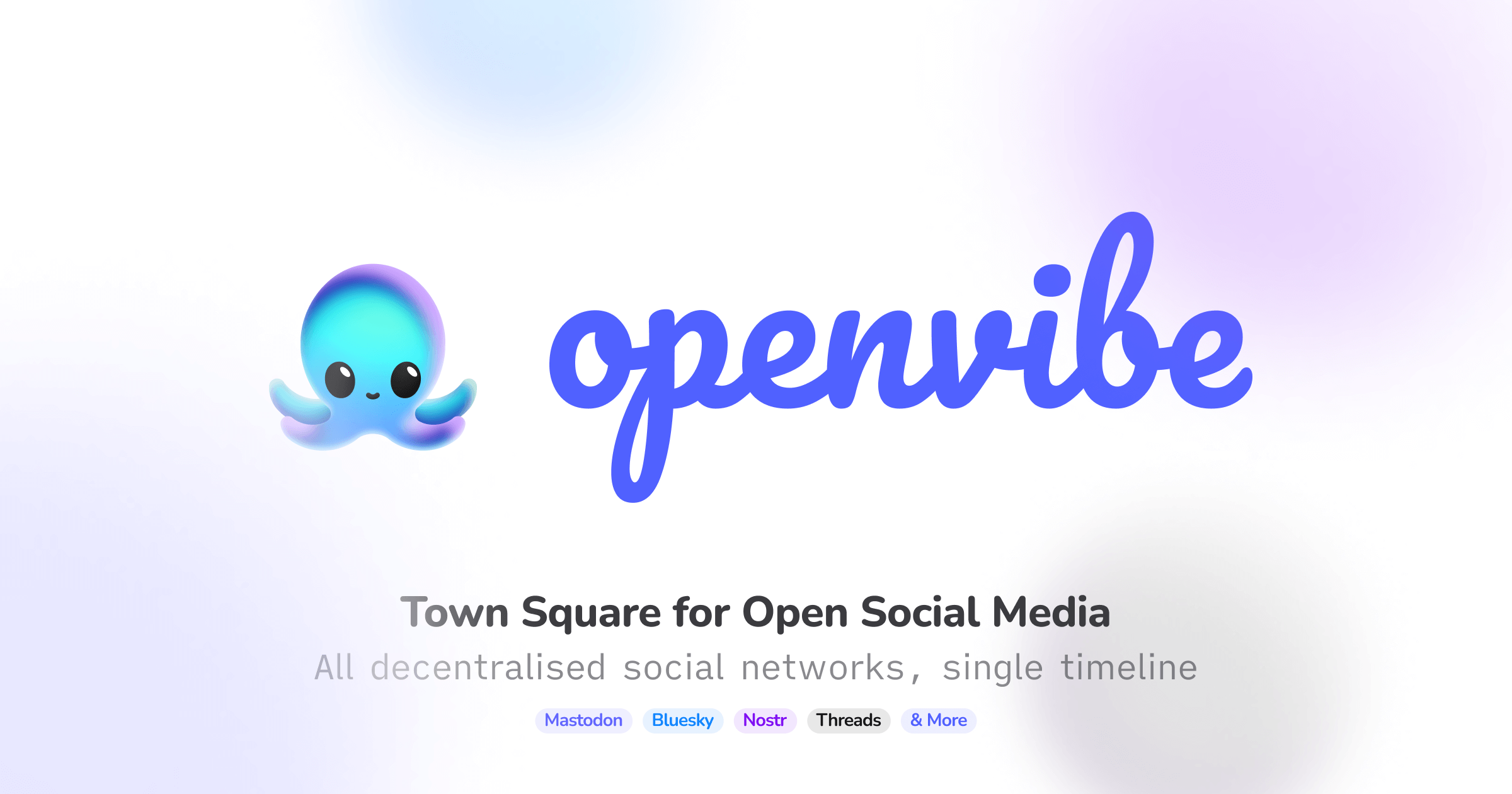 startuptile Openvibe-Town square for open social media