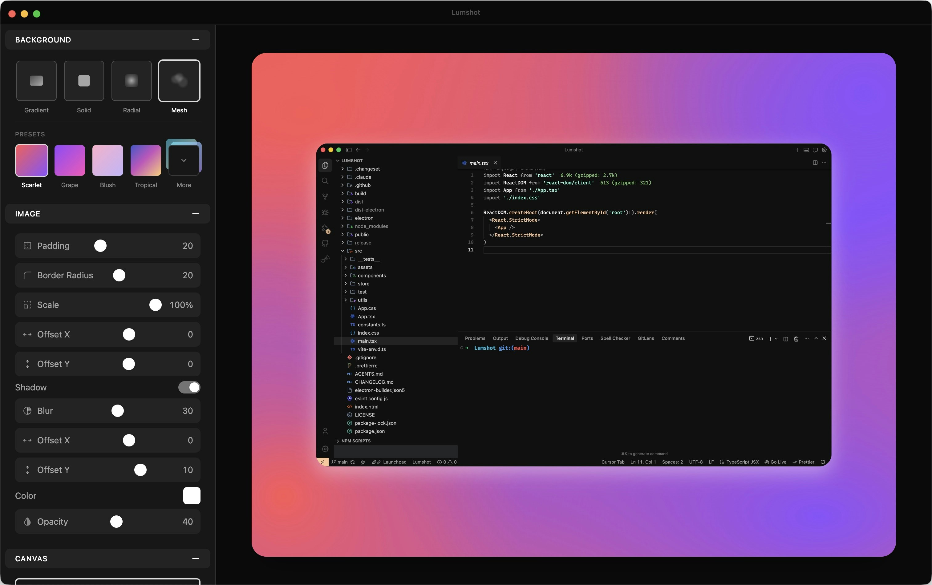 Lumshot gallery image