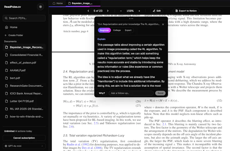 ReadPulse.cv screenshot 8