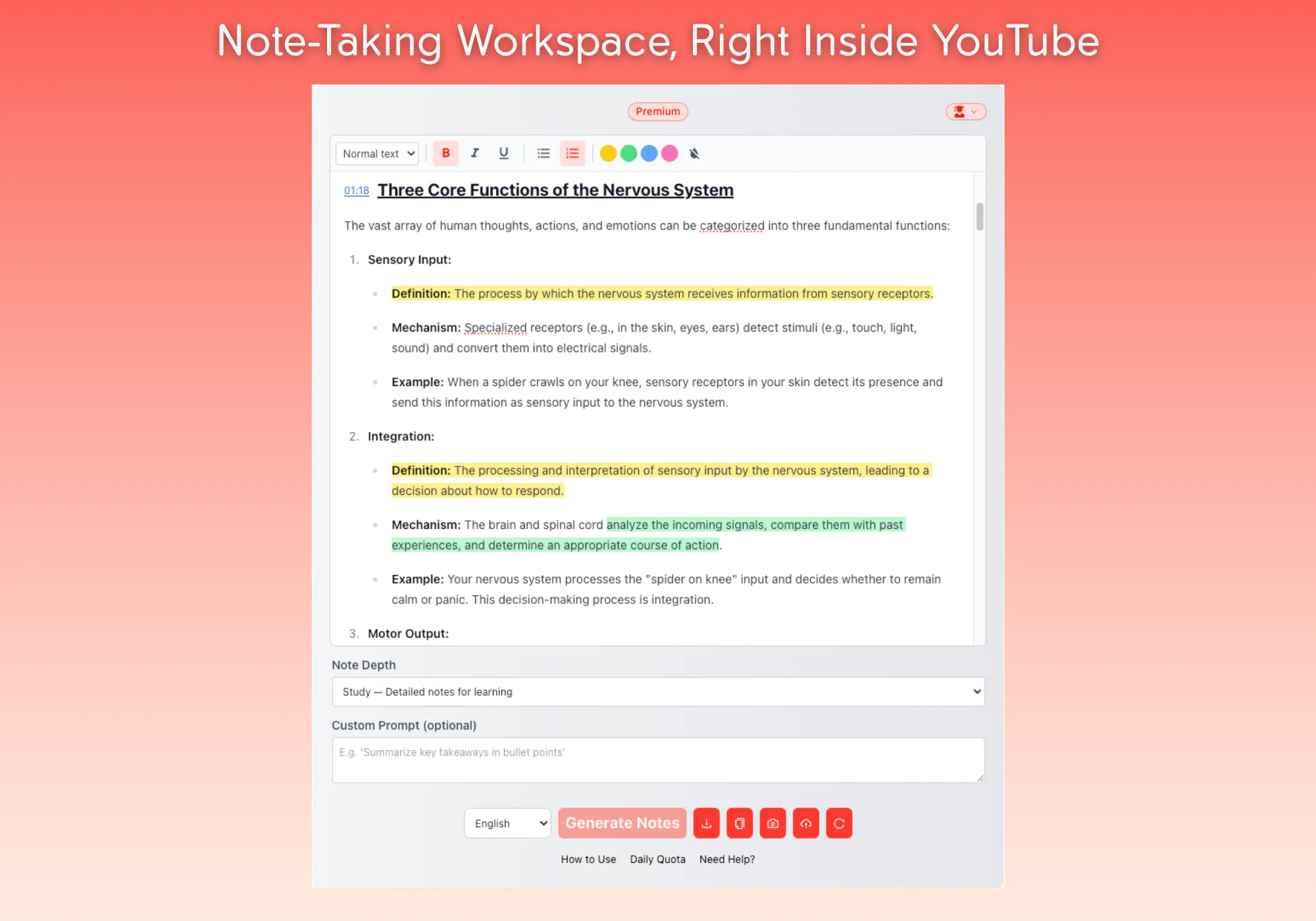 YT Notes gallery image