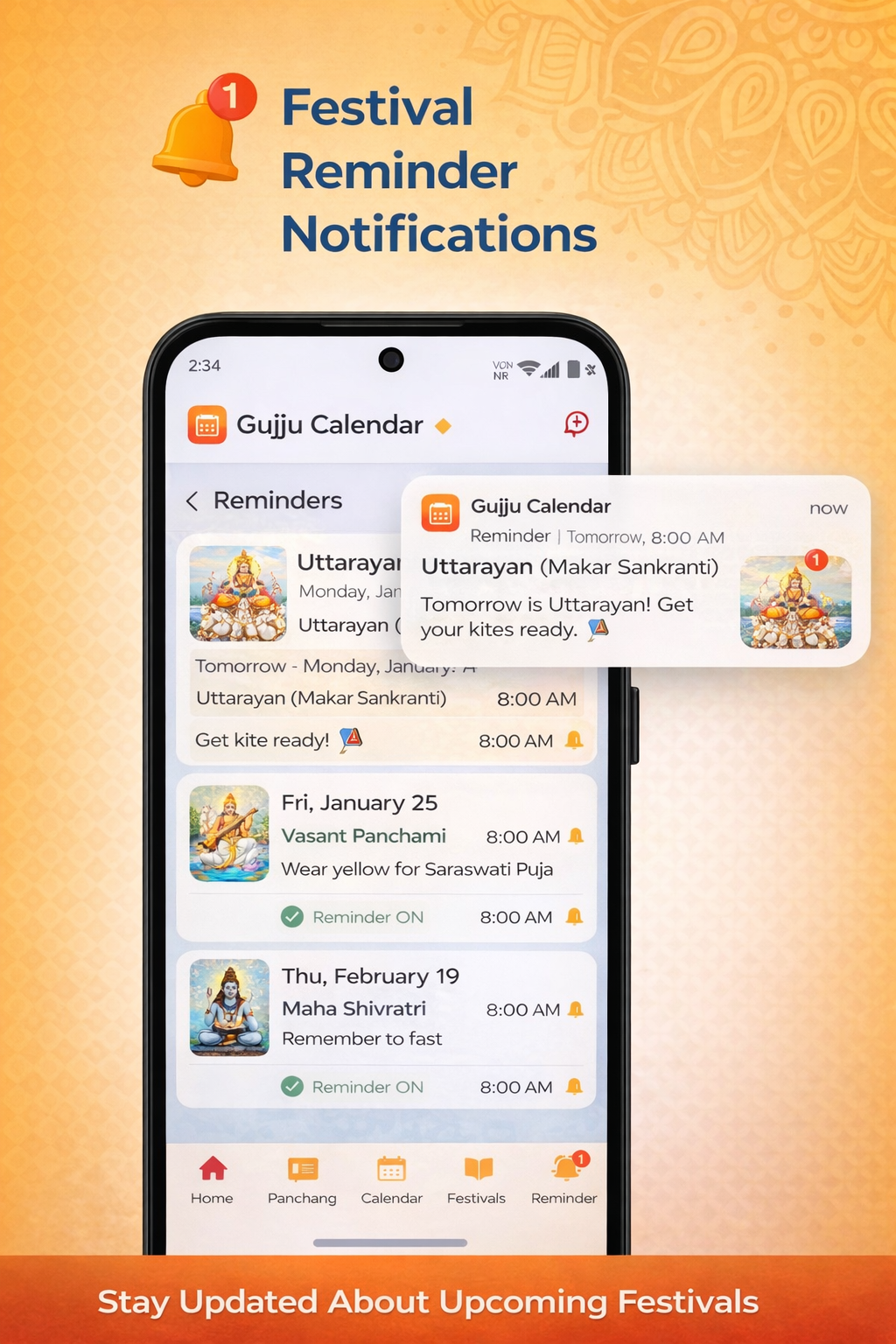 Gujju calendar  - Screenshot 3 showing product features and functionality