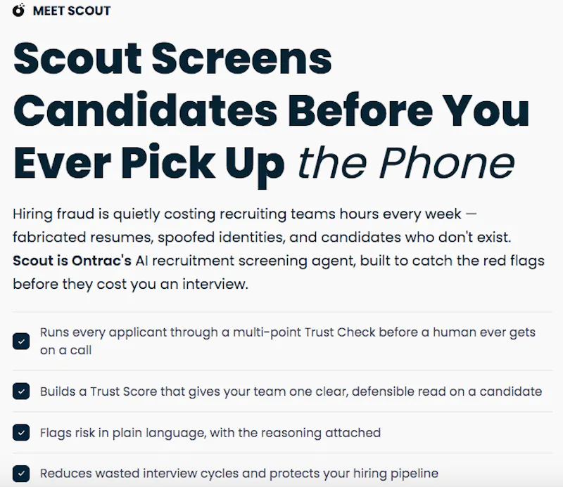 Scout screenshot 2