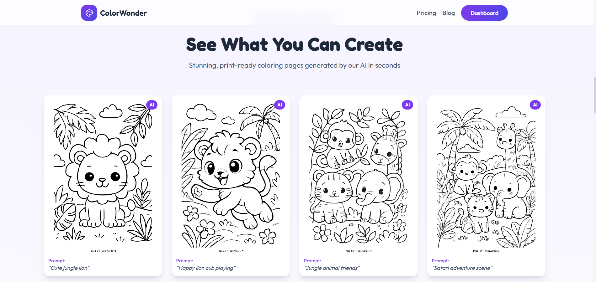 ColorWonder - Screenshot 2 showing product features and functionality