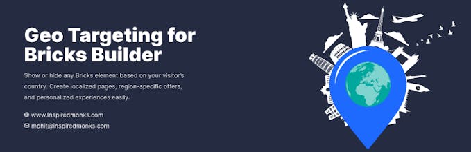 Bricks Geo Targeting by Inspired Monks gallery image