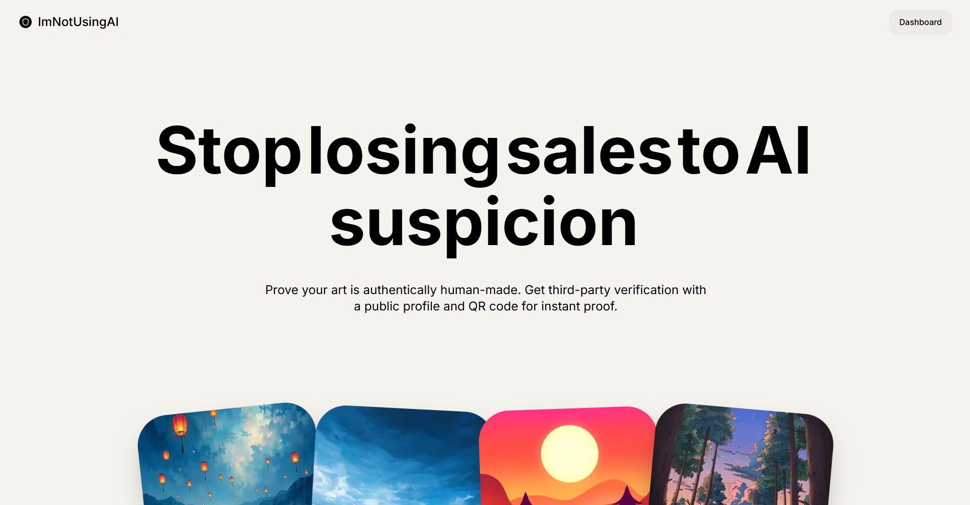 ImNotUsingAI gallery image