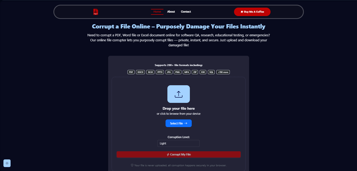 Corrupt A File Online | Fast & Secure gallery image