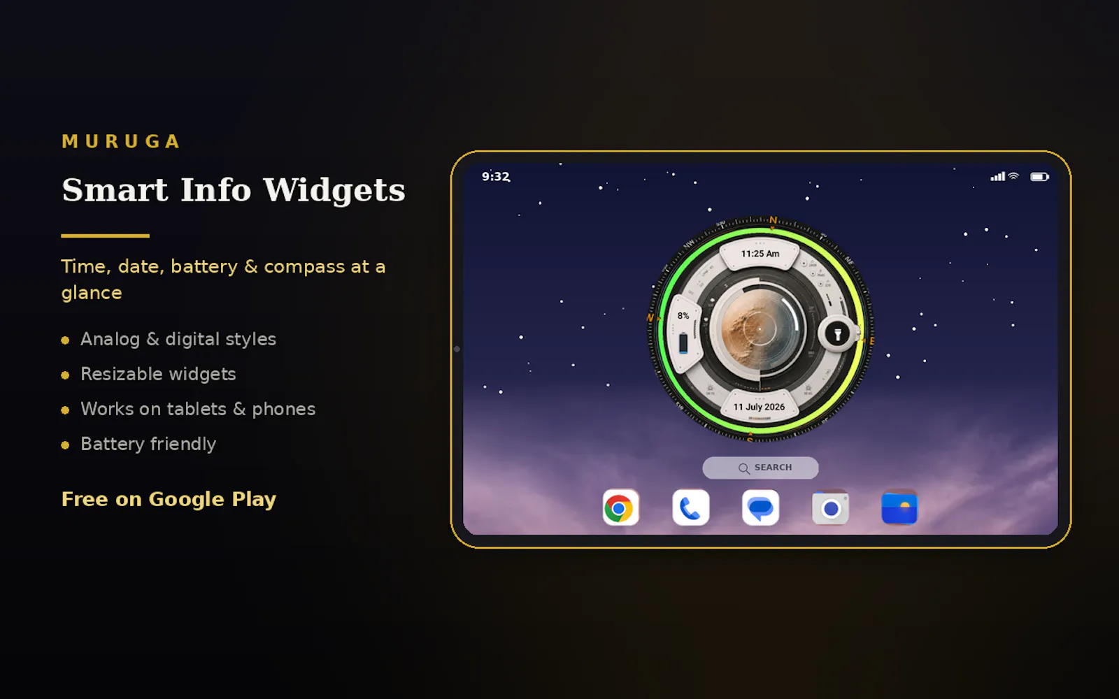 MURUGA Clock Widget screenshot 3