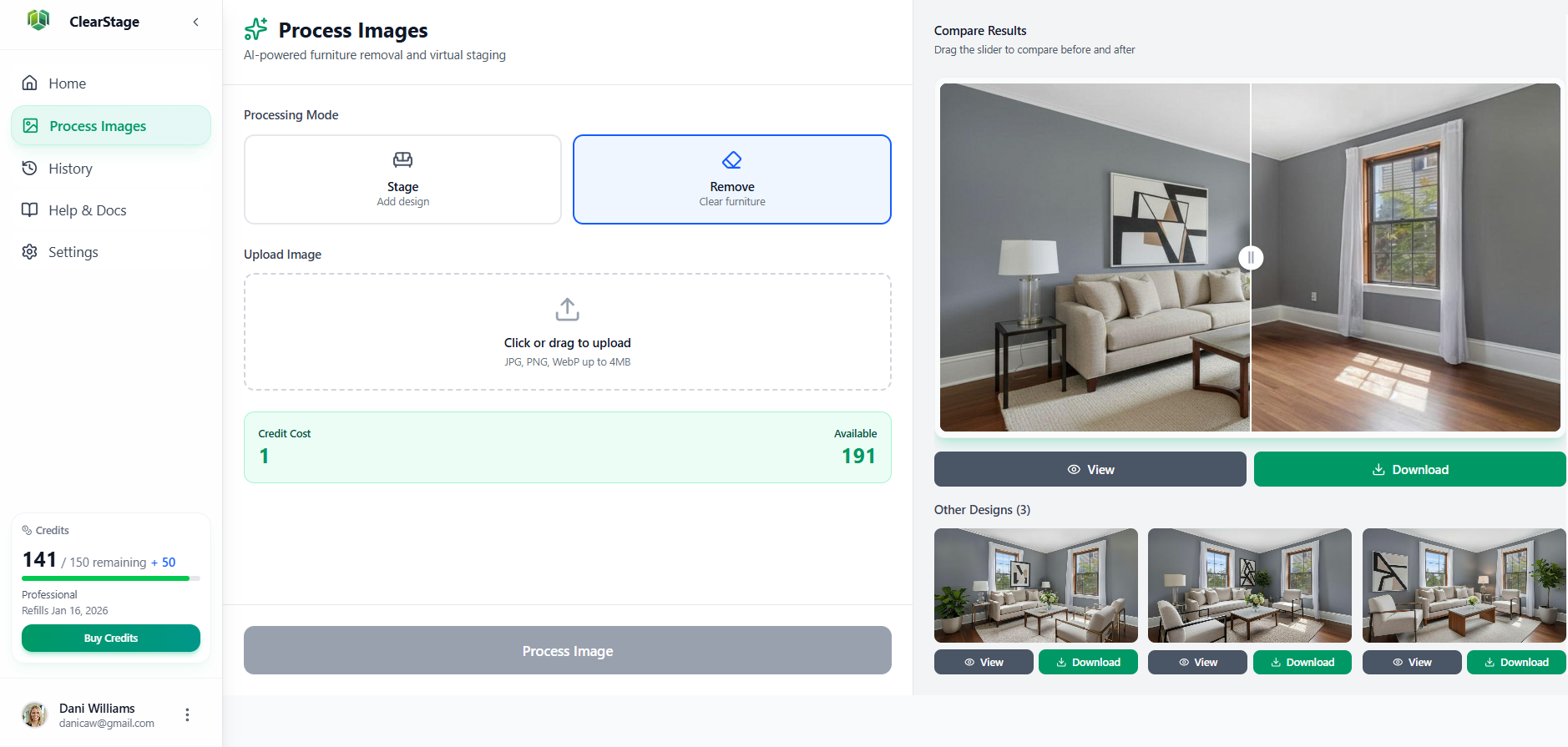 ClearStage - Screenshot 3 showing product features and functionality